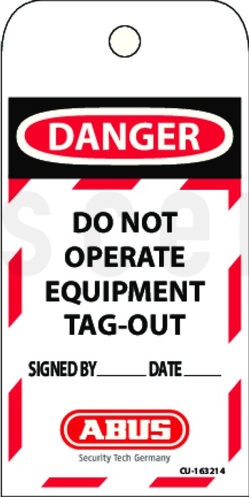 ABUS LOCKOUT TAG