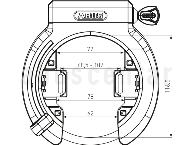 ABUS 6950M AM NR BK XPLUS 2432