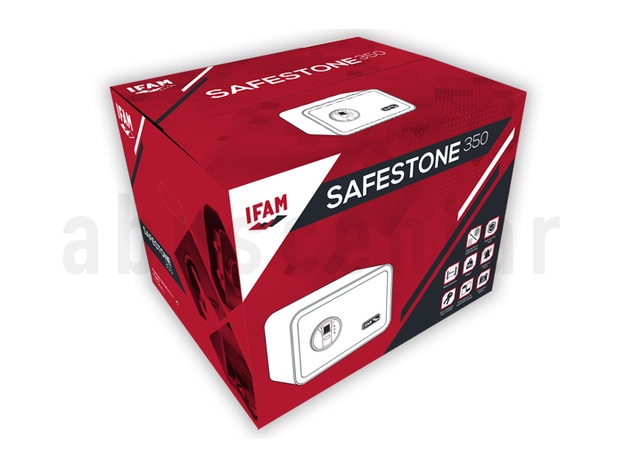 SAFESTONE 350 CODE BLACK IFAM Sef + Alarm