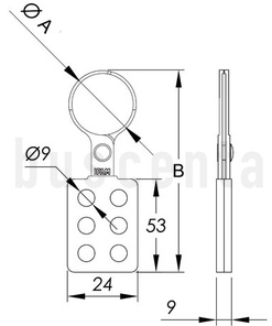 IFAM REZA LOCKOUT PP 25/38 mm