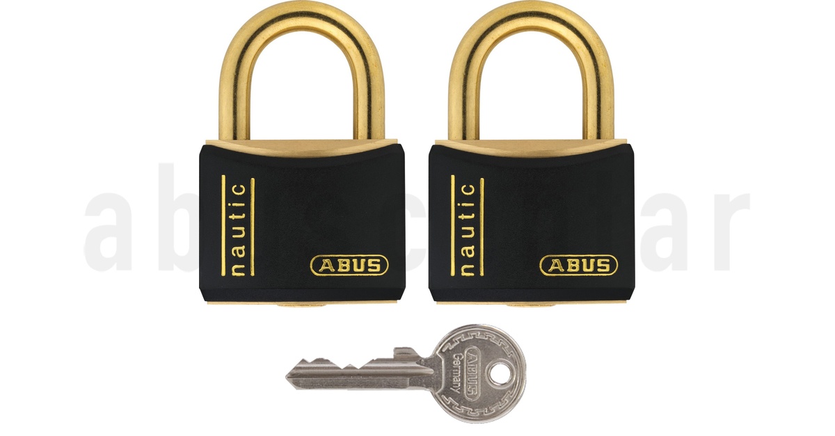 ABUS Lucchetto T84MB/40 40 Mm Blu – Corpo In Ottone Massiccio Antimanomissione Per Sicurezza - 3