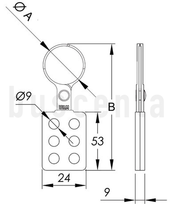IFAM REZA LOCKOUT PP 25/38 mm