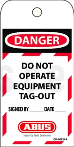 ABUS LOCKOUT TAG
